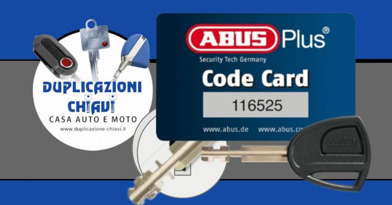 Vente en ligne ABUS plus COPIE DE CLÉ fabriquée en Italie
