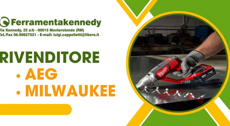 Rivenditore utensili Aeg e Milwauke