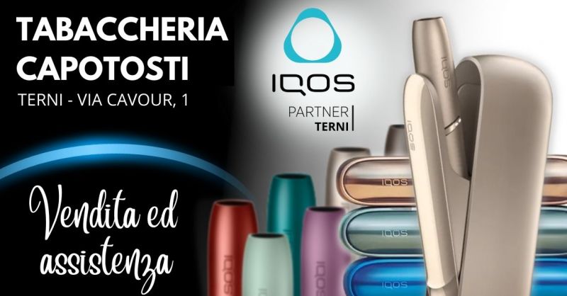 Offerta vendita accessori originali Iqos Terni - Occasione centro assistenza autorizzato Iqos