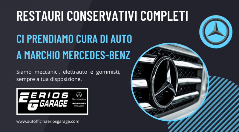 Occasione meccanico elettrauto gommista Pordenone – offerta restauri conservativi Mercedes-Benz Pordenone