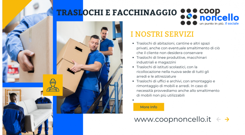Offerta servizi traslochi abitazioni Pordenone – occasione servizio di facchinaggio Pordenone