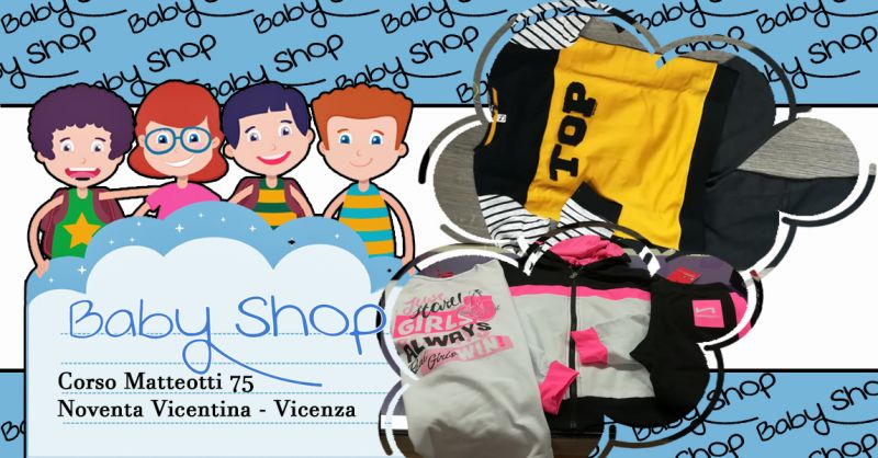 Baby Shop Occasione negozio assortimento abbigliamento bambino
