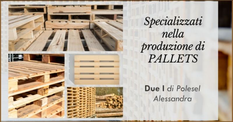 offerta pallet legno su misura in provincia di Pordenone