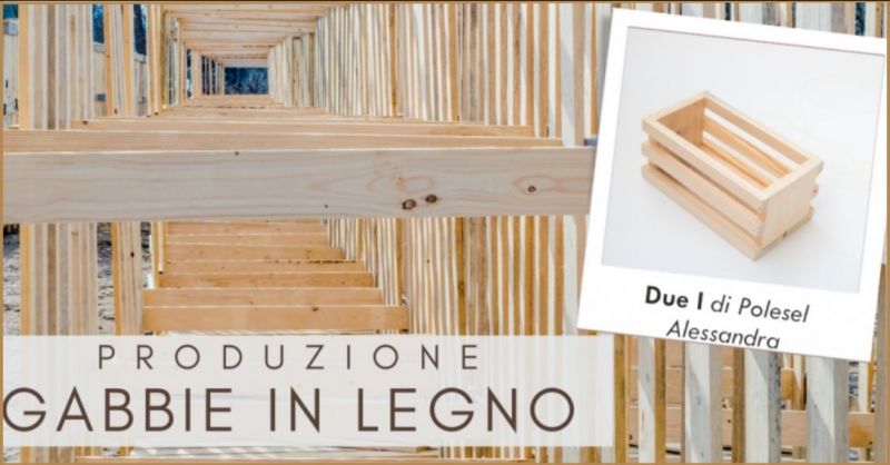 offerta  gabbie in legno abete per spedizione merci Pordenone