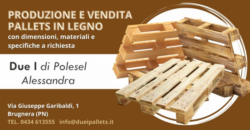Azienda specializzata produzione pallet in legno su misura
