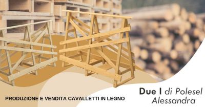 fornitura cavalletti in legno per trasporto materiali