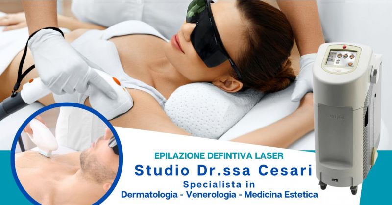 promozione epilazione definitiva laser per viso e corpo