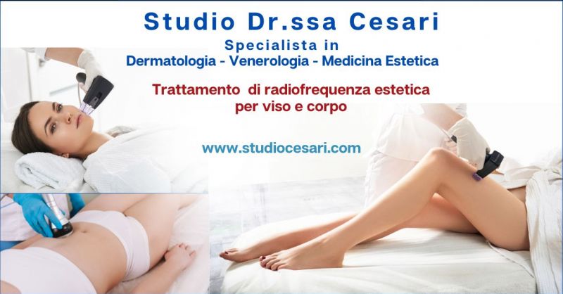 offerta trattamento di radiofrequenza estetica per viso e corpo