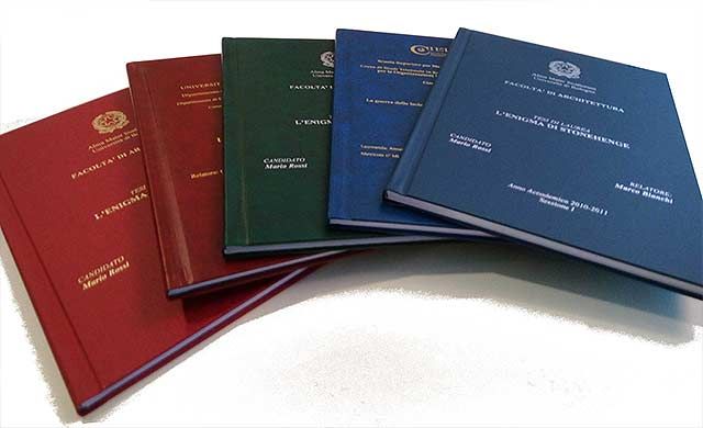  Offerta stampa e rilegatura tesi di laurea cartoleria lecce promozione tesine
