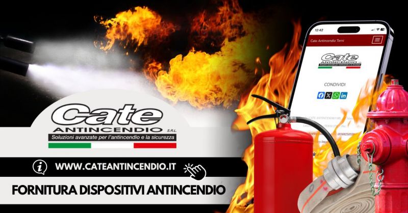 Vendita estintori dispositivi antincendio