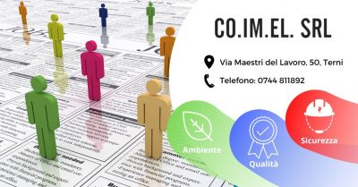 coimel srl offerta responsabile qualita ambiente sicurezza sul lavoro terni