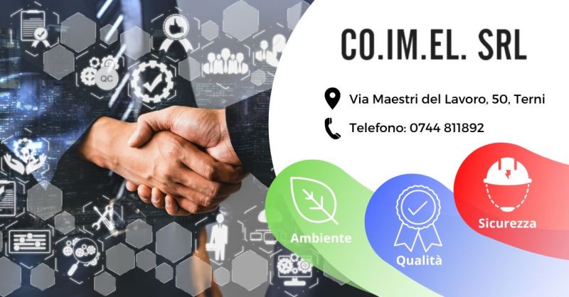 COIMEL SRL - Offerta disposizioni per ridurre i rischi per la salute e sicurezza dei lavoratori Terni