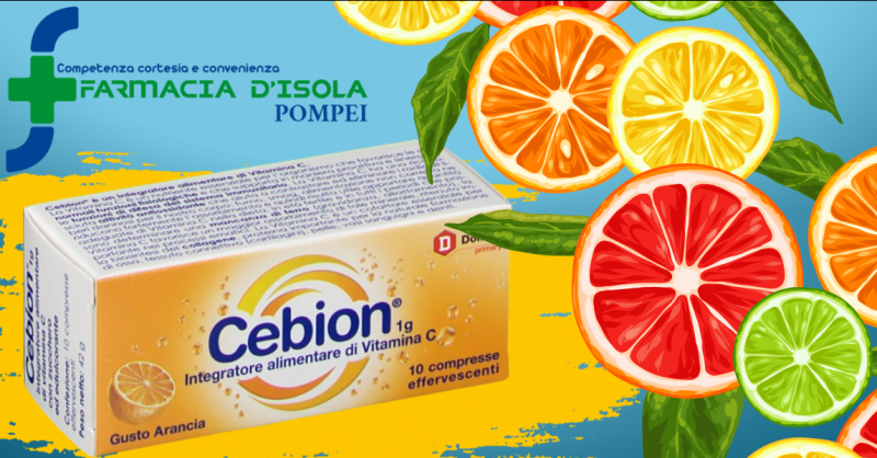 Offerta vendita integratore vitamina C Cebion Napoli - promozione Cebion vitamina c effervescente in vendita in farmacia a Pompei