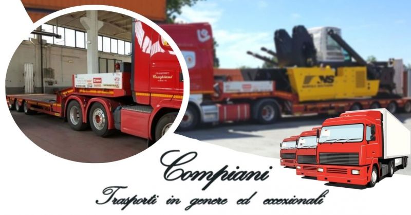 Offerta Servizio professionale trasporti stradali con rimorchi ribassati Italia