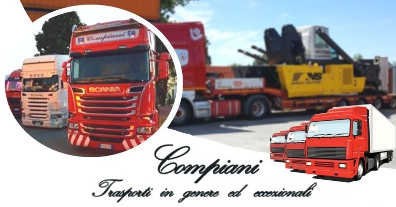 Offerta azienda italiana specializzata in trasporti internazionali stradali di macchinari