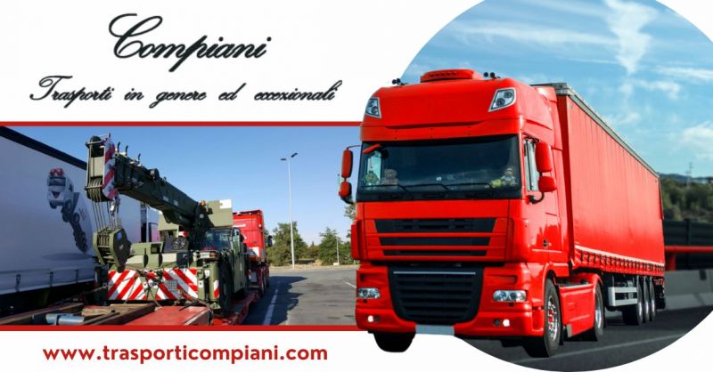 Offerta Servizio nazionale azienda trasporto stradale di macchine operatrici in tutta Italia