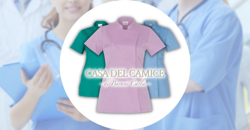 Occasione acquisto online casacca da donna colorata maniche corte settore sanitario marca Giblor's