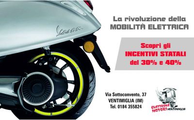 offerta incentivi statali scooter piaggio one elettrico occasione concessionaria vespa elettrica piaggio