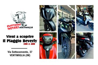 offerta nuovo piaggio beverly 300 e 400 concessionaria imperia occasione vendita piaggio beverly ventimiglia