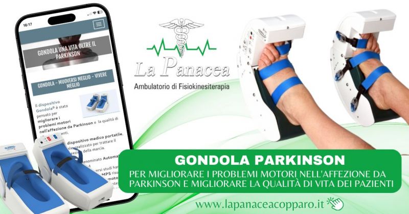 Terapia per Parkinson con dispositivo Gondola