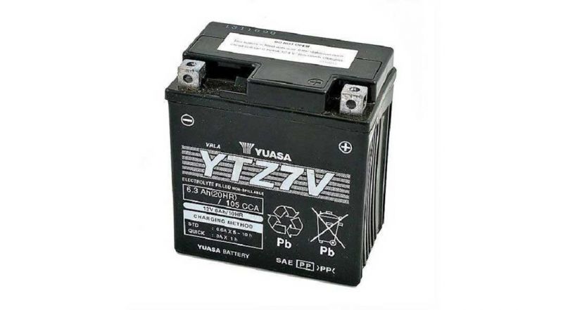  offerta vendita batteria yuasa ytz 7-v 12v 6,3ah cca105a - occasione vendita batteria moto