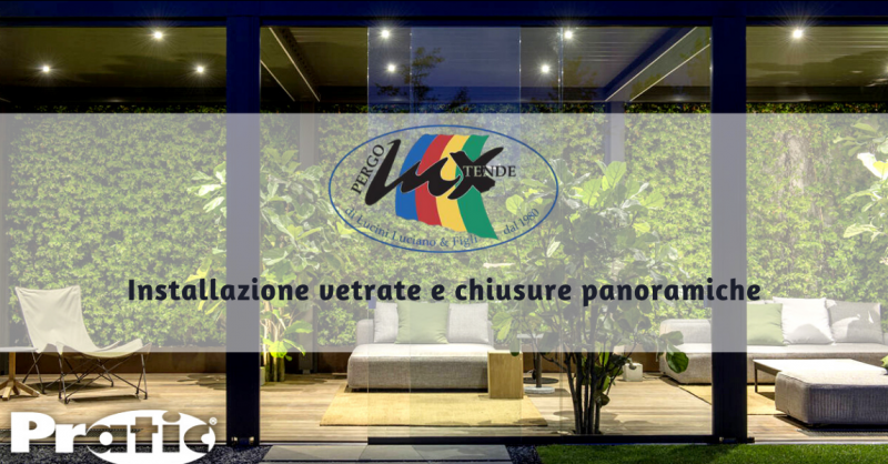 PERGOLUX Offerta vetrate panoramiche pomezia - occasione installazione chiusure ermetiche roma