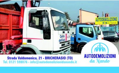 offerta demolizione di veicoli industriali occasione compravendita auto sinistrate torino