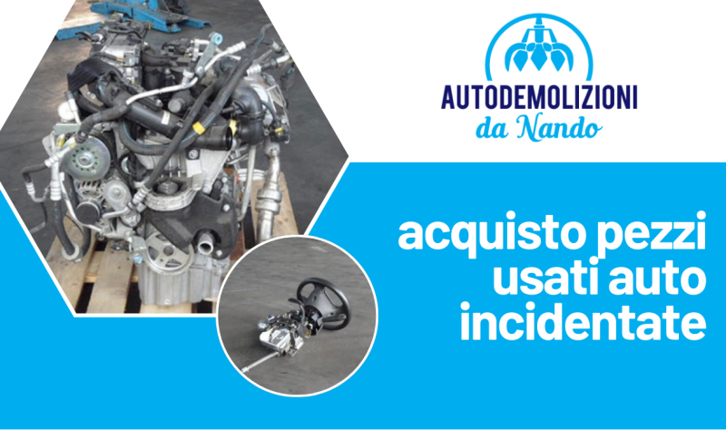 Acquisto pezzi usati auto incidentate a Bricherasio