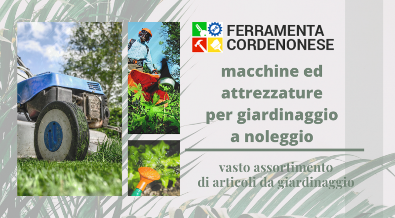 Occasione noleggio e vendita attrezzatura giardinaggio Pordenone – Vendita sementi orto online Pordenone