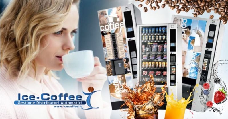 ICE COFFEE - Offerta servizio fornitura distributori bevande calde fredde provincia di Verona