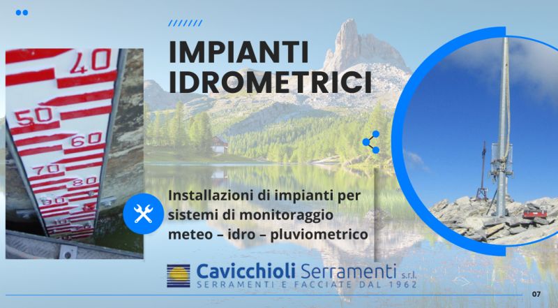  Occasione Installazioni impianti per monitoraggio meteo idrico pluviale a Modena - offerta IMPIANTI IDROMETRICI a Modena