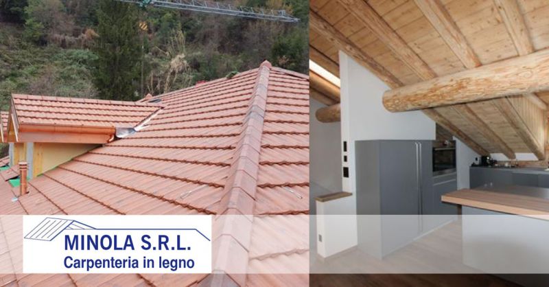 Carpenteria Minola – offerta realizzazione tetti in legno coibentati – promozione tetti in legno isolamento termico