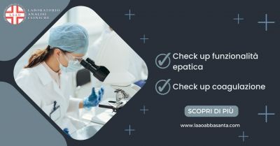  offerta check up funzionalita epatica e coagulazione