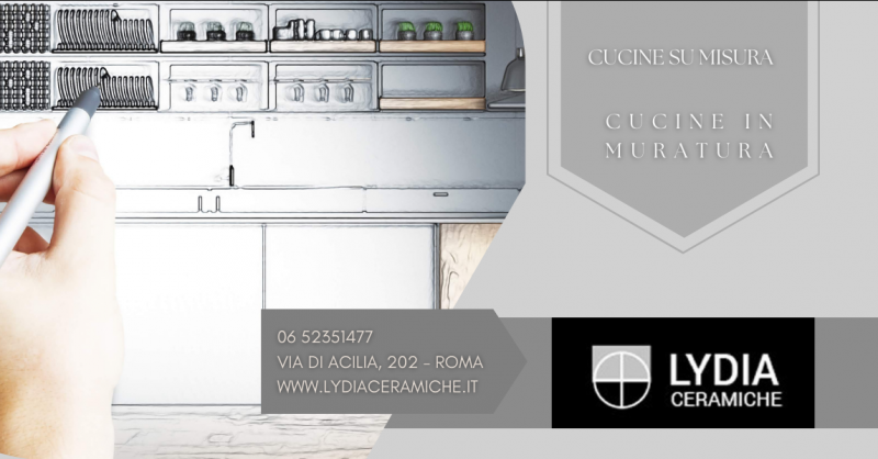 LYDIA CERAMICHE Offerta cucine su misura Fonte Nuova - occasione cucina in muratura Roma