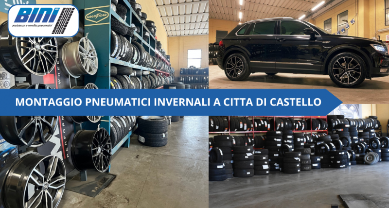 Montaggio pneumatici invernali a Citta di Castello