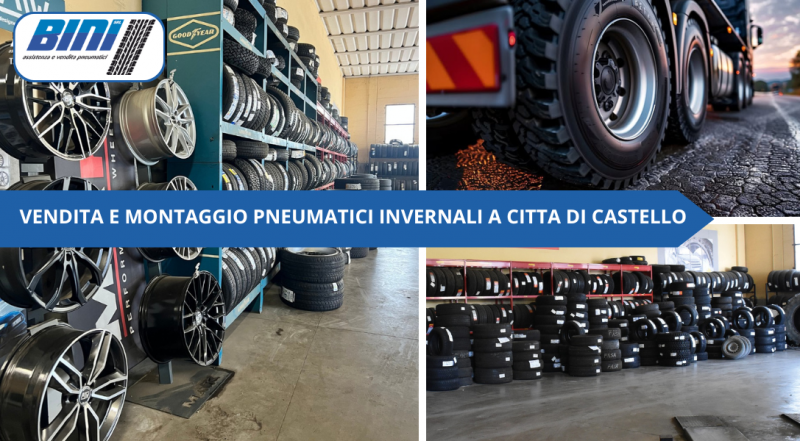 Gomme invernali a Citta di Castello