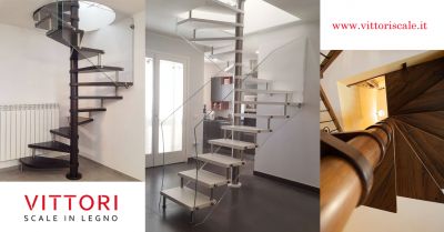 vittori scale offerta preventivo scala in legno a chiocciola roma