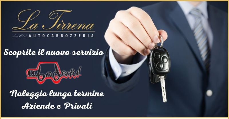 offerta noleggio auto tramite carrozziere Lucca e Versilia - offerta servizio wonderful noleggio