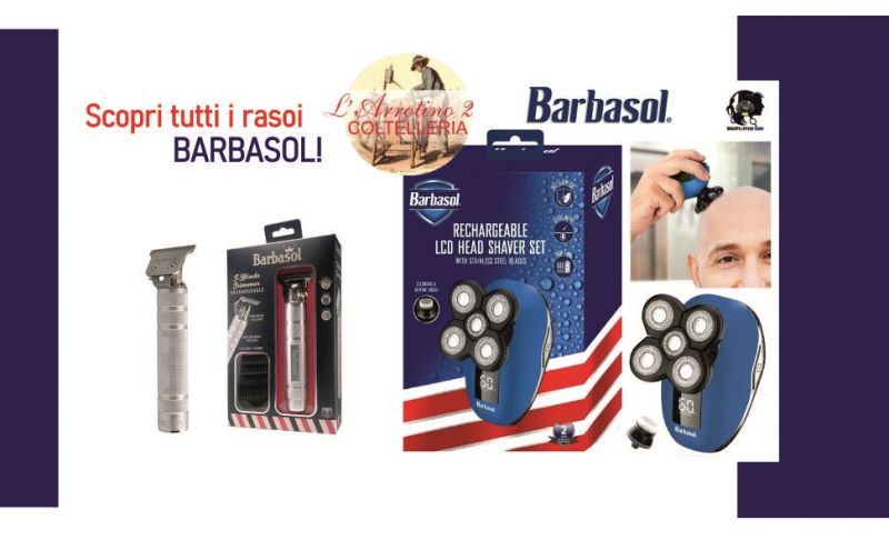 offerta rasoio elettrico regolabarba marca barbasol sanremo