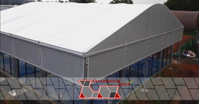 AMARANTO IDEA offerta copertura campi da padel - occasione installazione di coperture padel