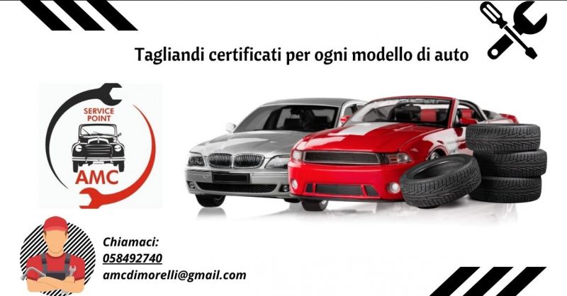 Offerta risparmio Tagliandi Certificati per Tutti i Modelli Auto Massarosa