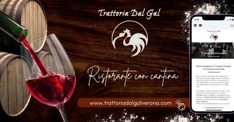 Ristorante cucina locale con cantina vini