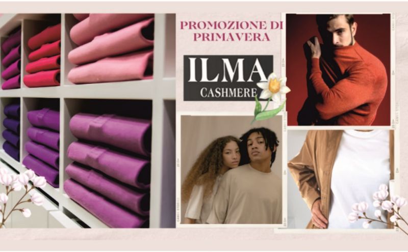 promozione maglieria donna uomo made in italy collezione primavera estate corciano perugia