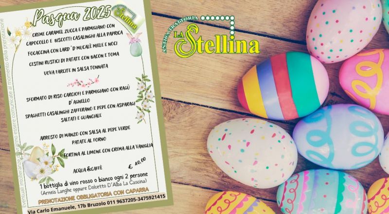 Menu tradizionale Pasqua in Val di Susa