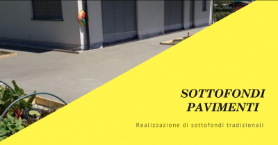 sottofondo pavimenti offerta posa in opera sottofondi tradizionali lombardia