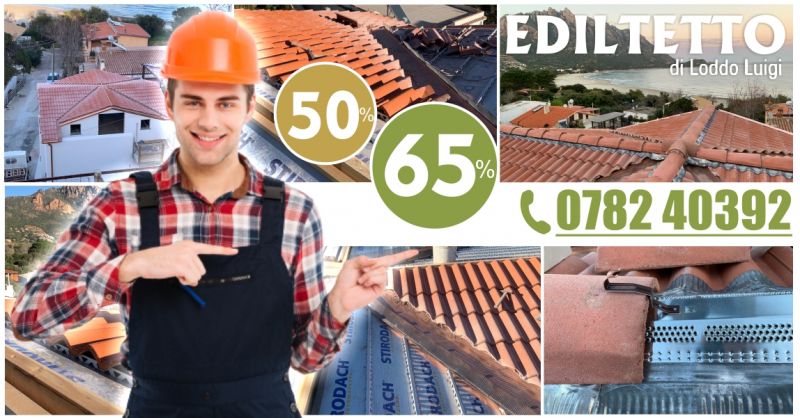 EDILTETTO - OFFERTA BONUS RISTRUTTURAZIONE TETTO DETRAZIONE FISCALE