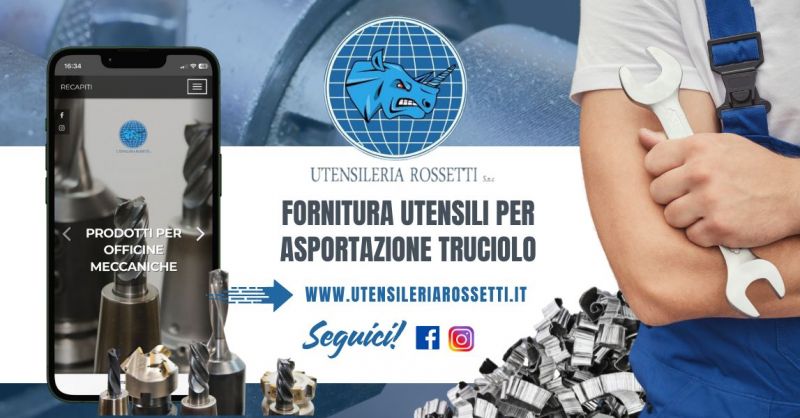 Fornitura utensili per asportazione truciolo officine