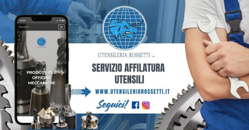 Servizio riaffilatura utensili