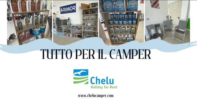  offerta negozio di articoli e accessori per il camper Quartu Sant Elena