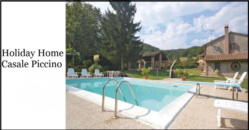 Holiday Home Casale Piccino - Offerta soggiorno in Umbria immerso nella natura piscina privata
